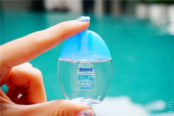 Wearing Contact Lenses - Rohto Cool Eye Drops