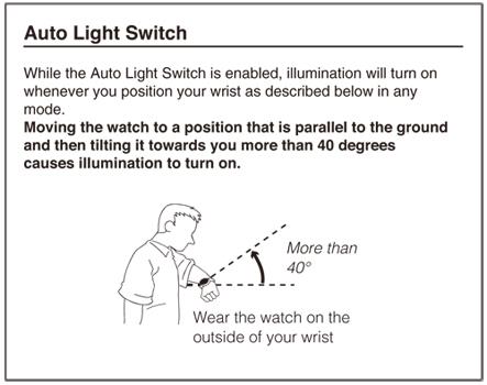 Genuine Watch - Auto Light Switch