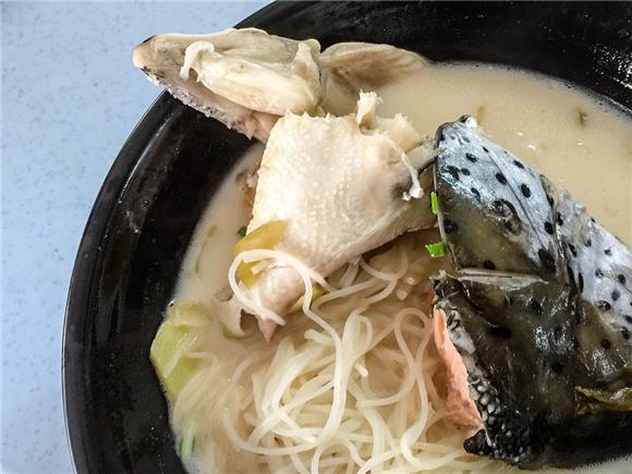 Rice - Norway Salmon Fish Head Noodles