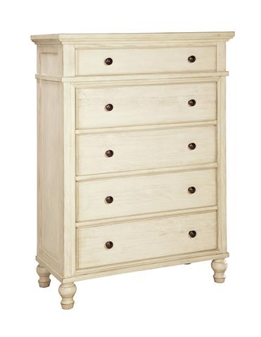 Smooth-gliding Drawers - Five Drawer Chest
