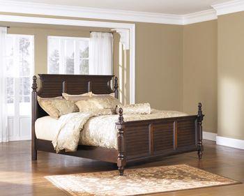 Brown Finish - Bedroom Collection Features