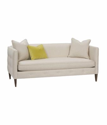 Plump Cushion - Contemporary Apartment Size Sofa